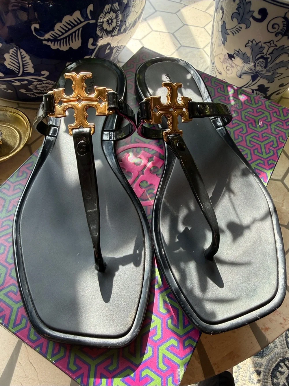 🖤⭐️🖤 Tory Burch Roxanne Jelly Sandals